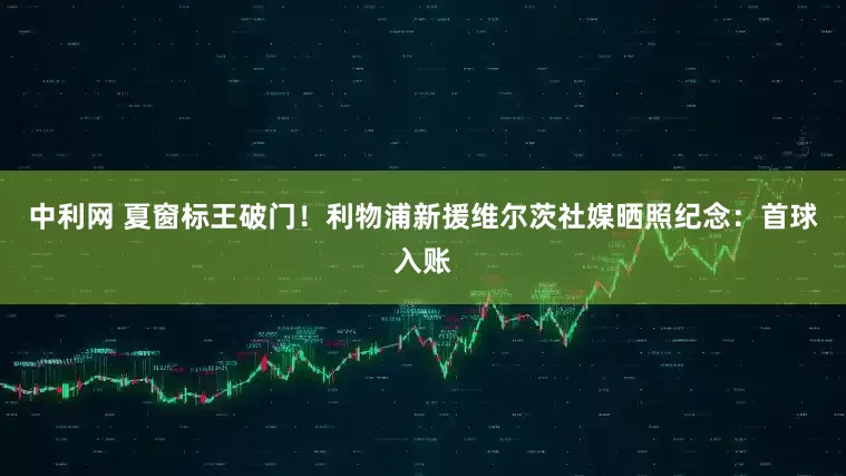 中利网 夏窗标王破门！利物浦新援维尔茨社媒晒照纪念：首球入账