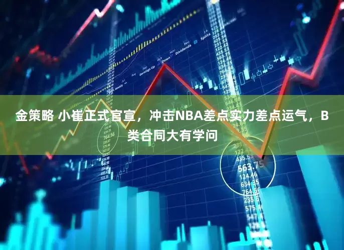 金策略 小崔正式官宣，冲击NBA差点实力差点运气，B类合同大有学问